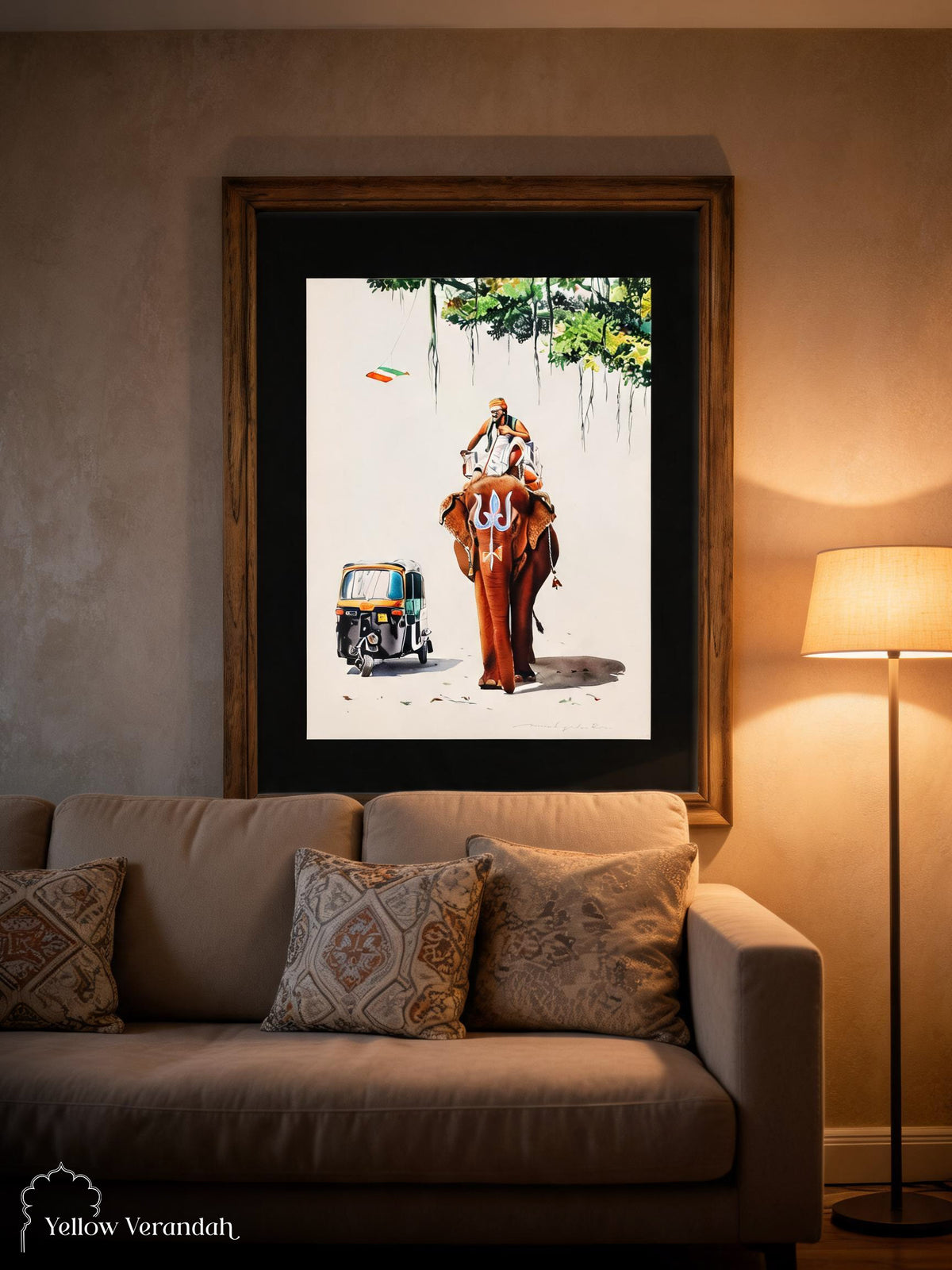 Limited Print Wall Frame - Elephant Series