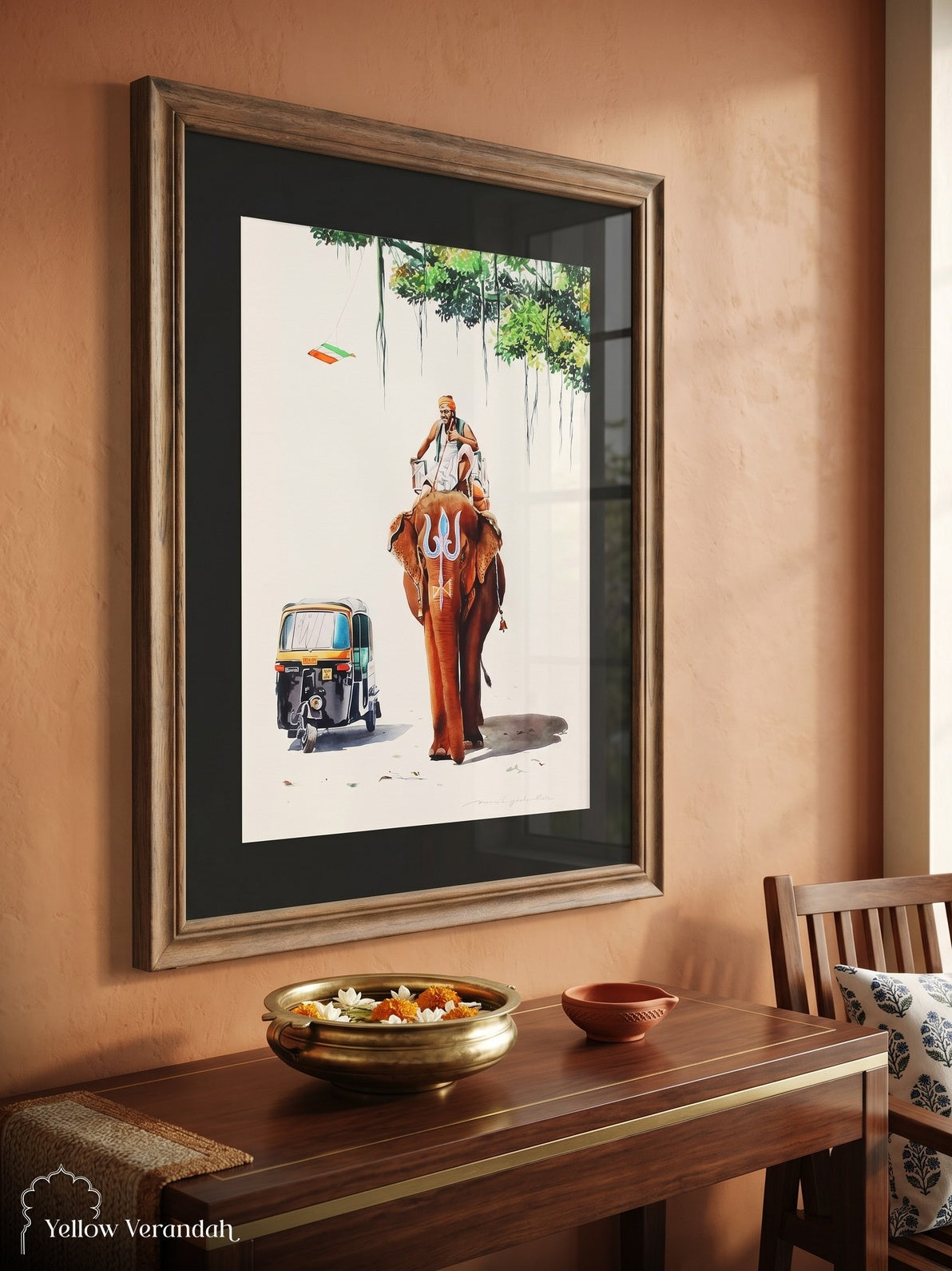 Limited Print Wall Frame - Elephant Series