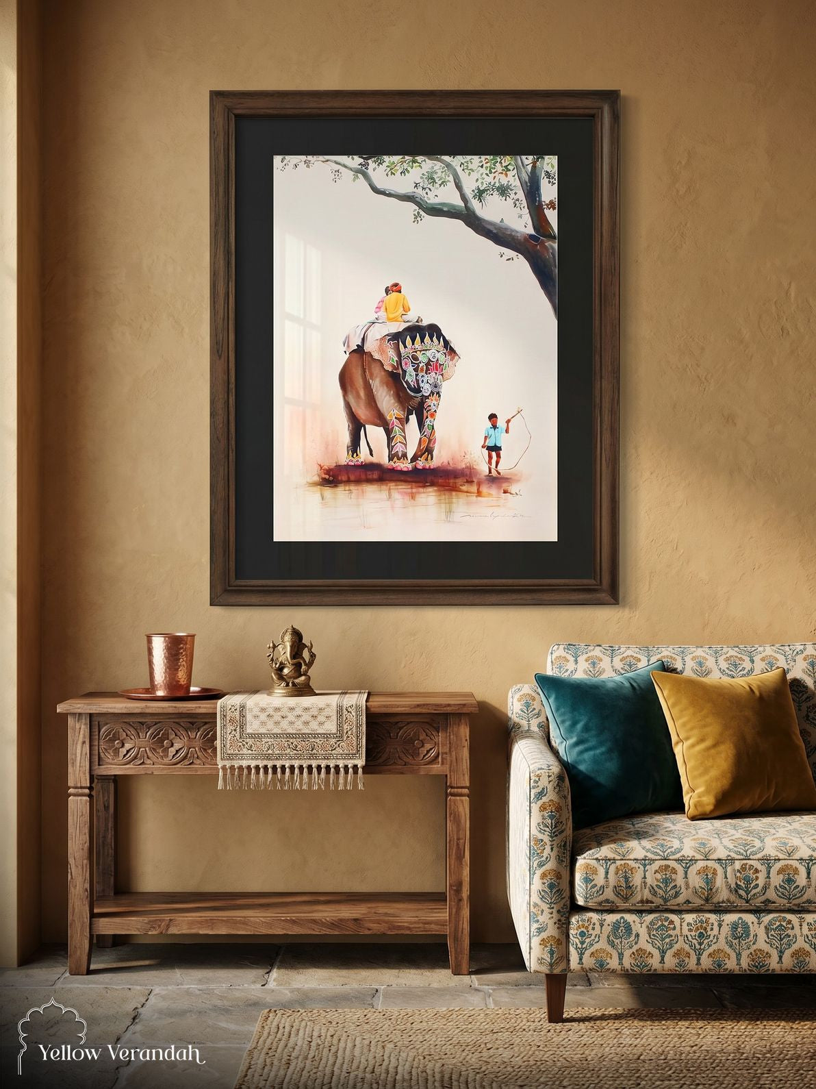 Limited Print Wall Frame - Elephant Series