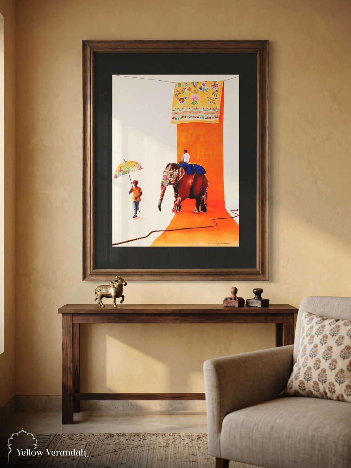 Limited Print Wall Frame - Elephant Series