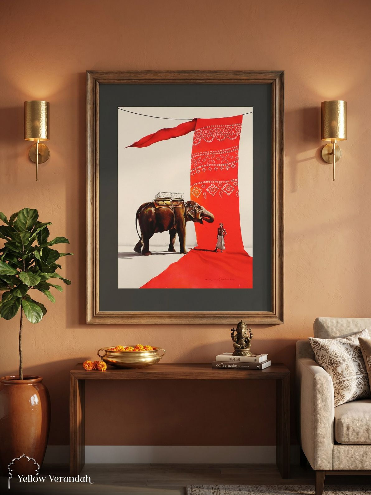 Limited Print Wall Frame - Elephant Series