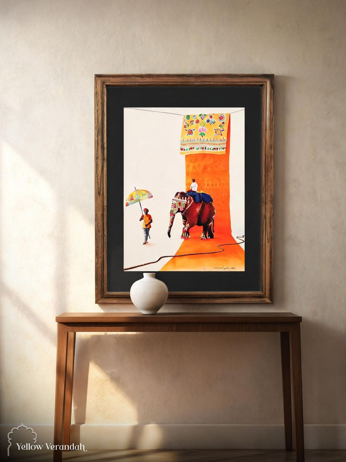 Limited Print Wall Frame - Elephant Series