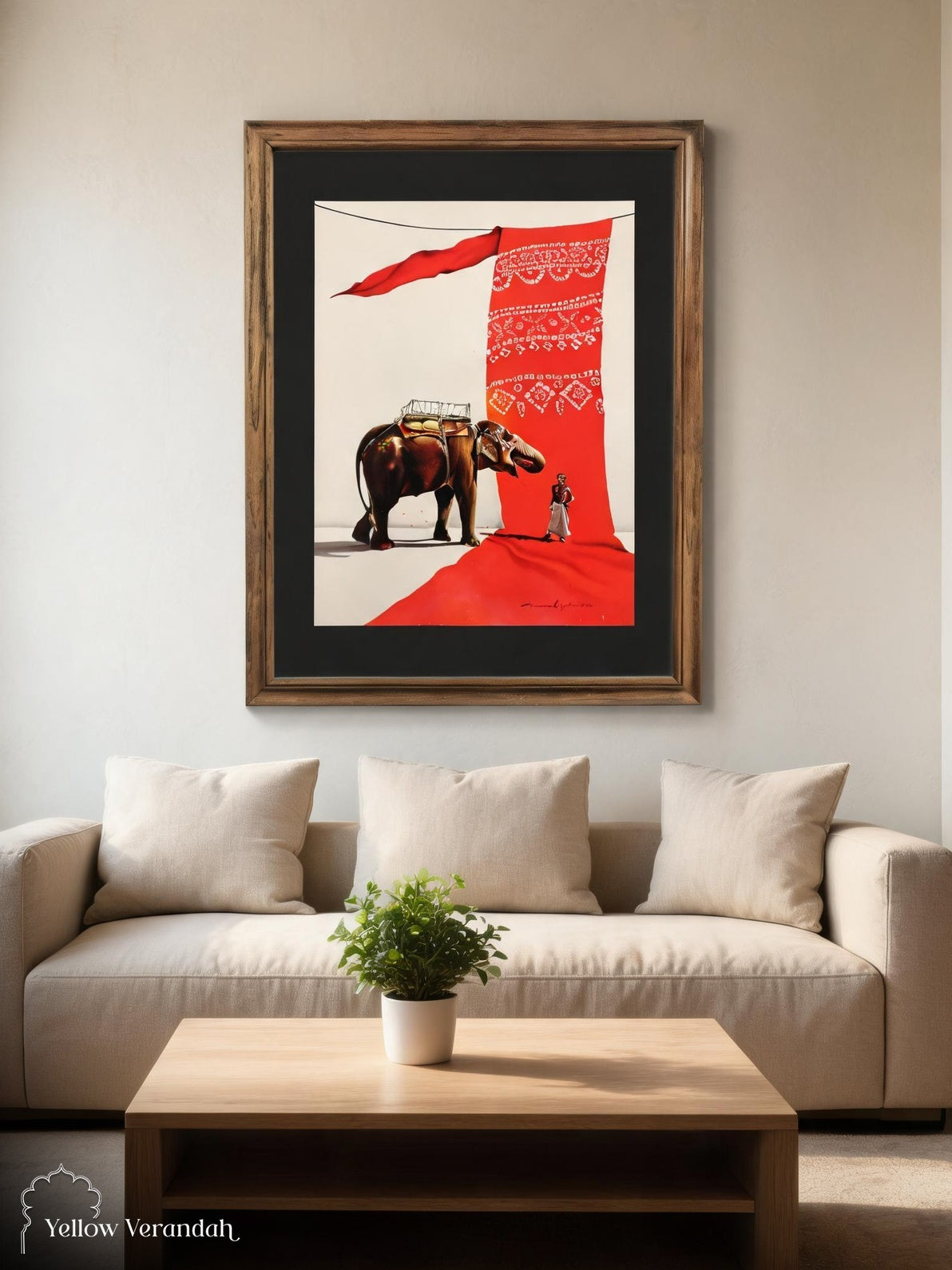 Limited Print Wall Frame - Elephant Series