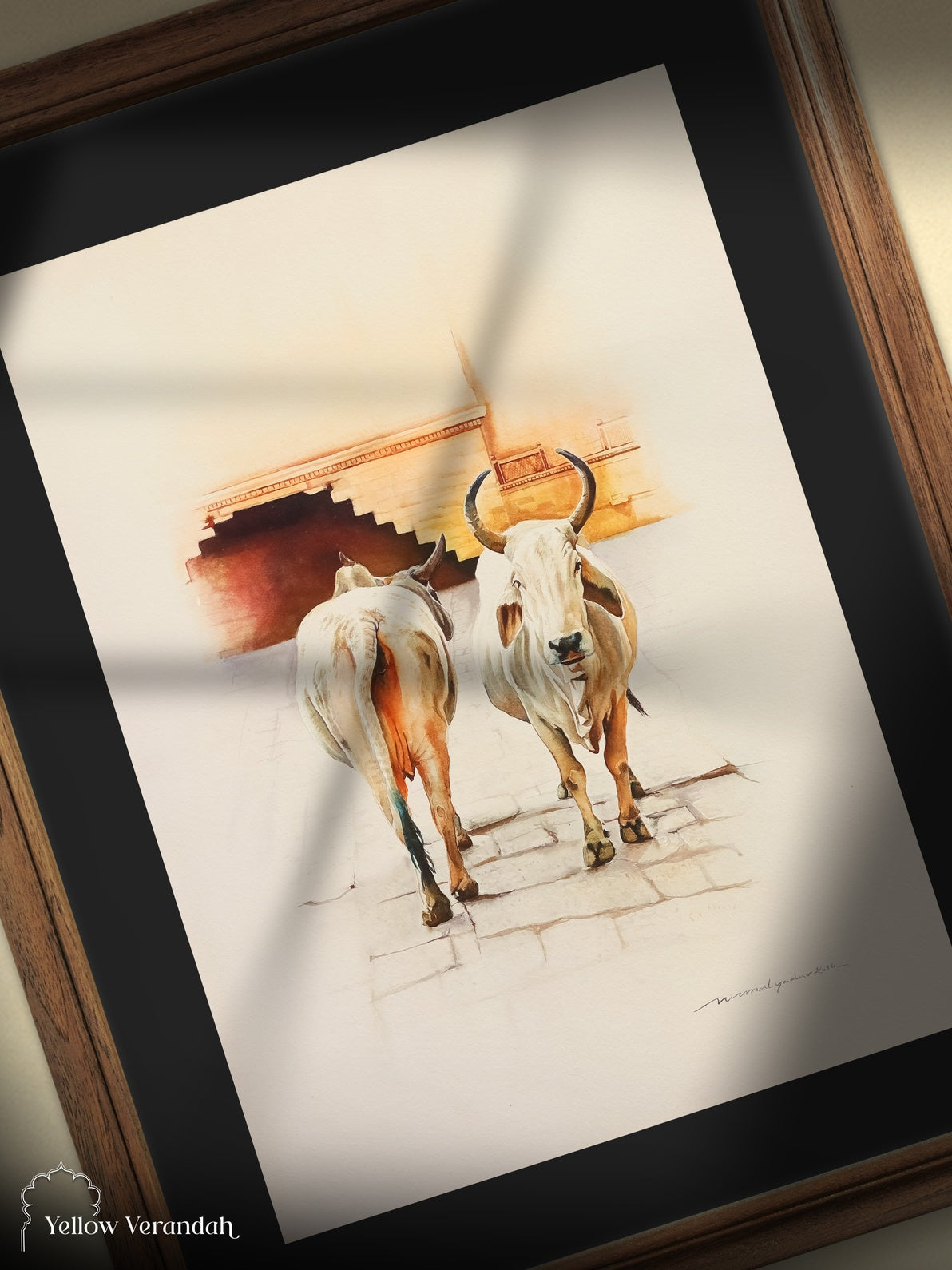 Limited Print Wall Frame - Village Series
