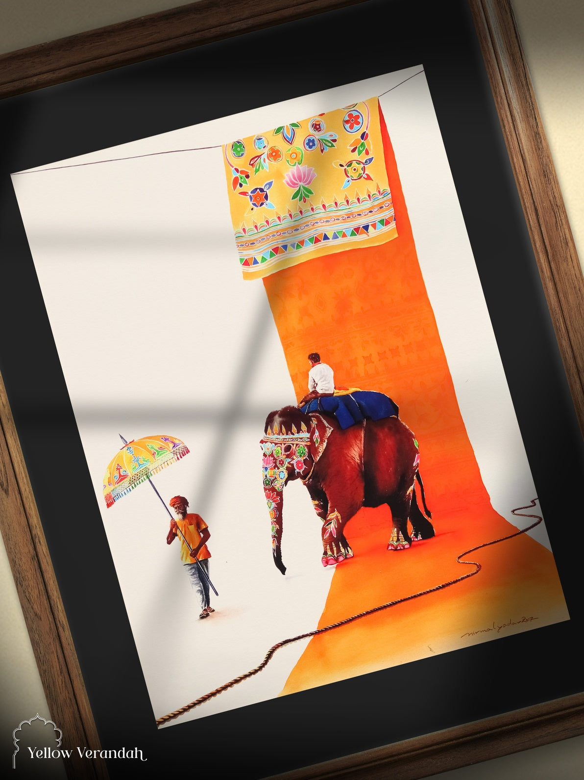 Limited Print Wall Frame - Elephant Series