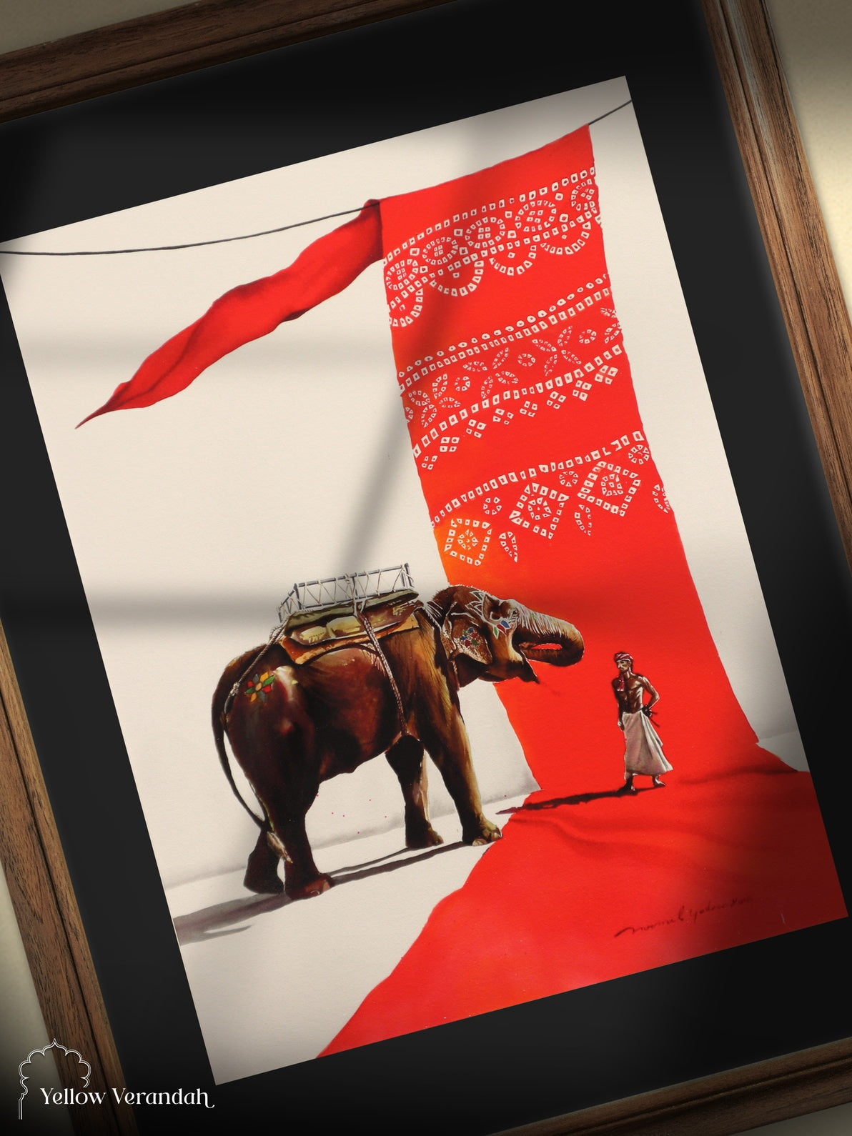 Limited Print Wall Frame - Elephant Series