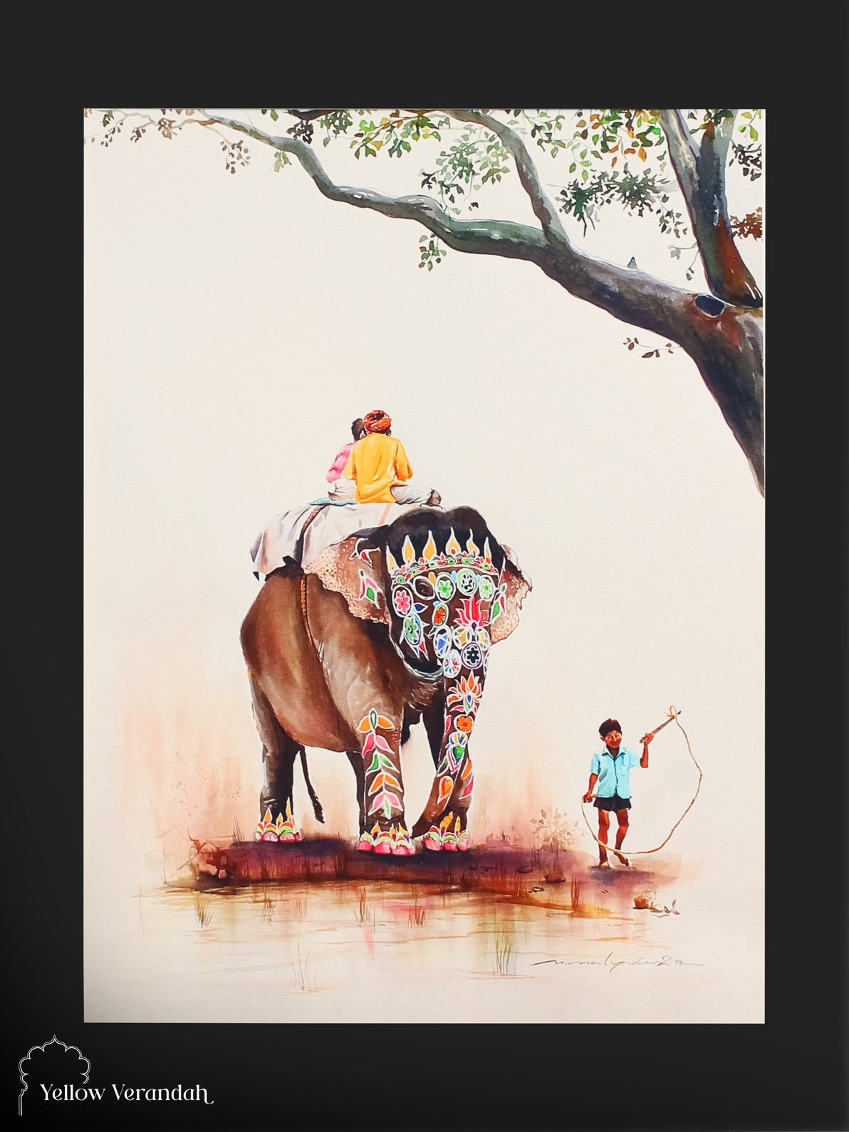 Limited Print Wall Frame - Elephant Series