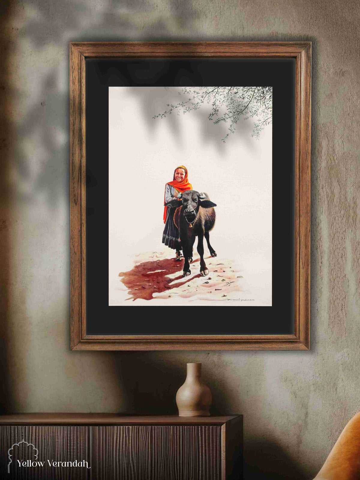 Limited Print Wall Frame - Village Series