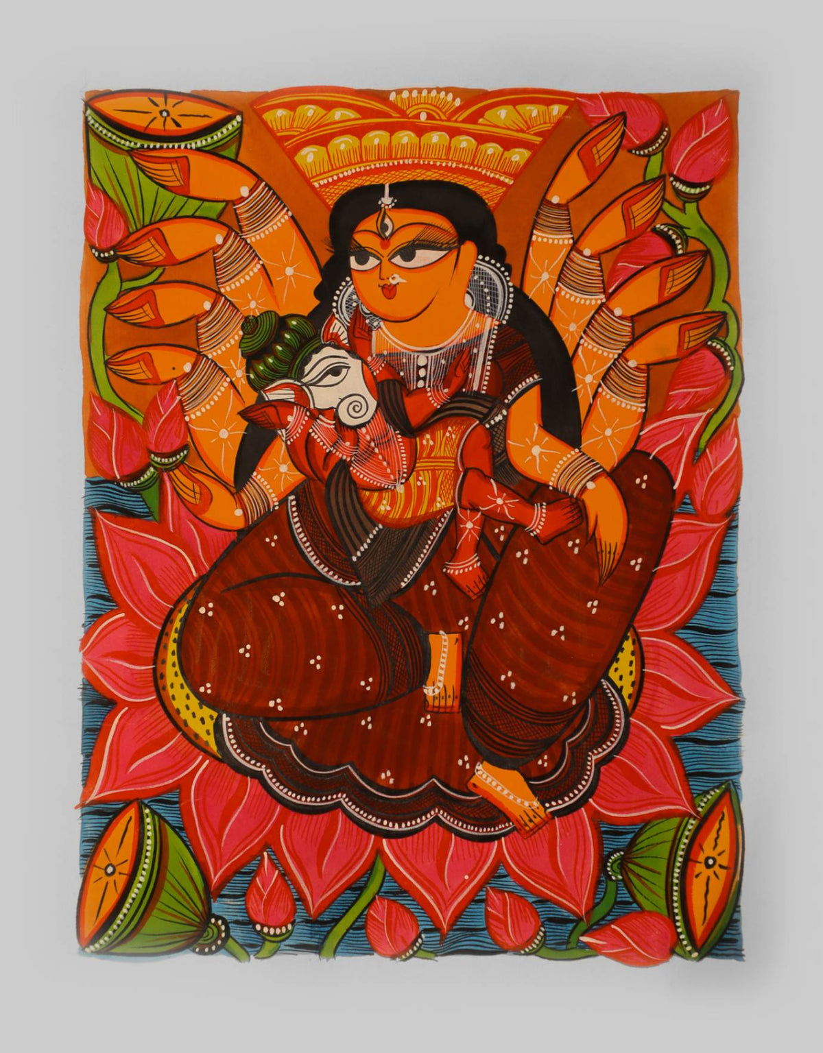Parvathi with Ganesha