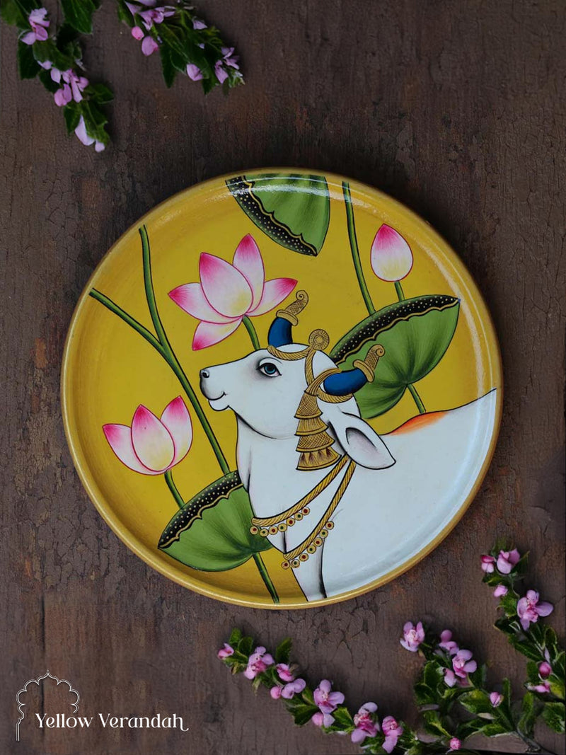 Pichwai Handpainted Wall Plate