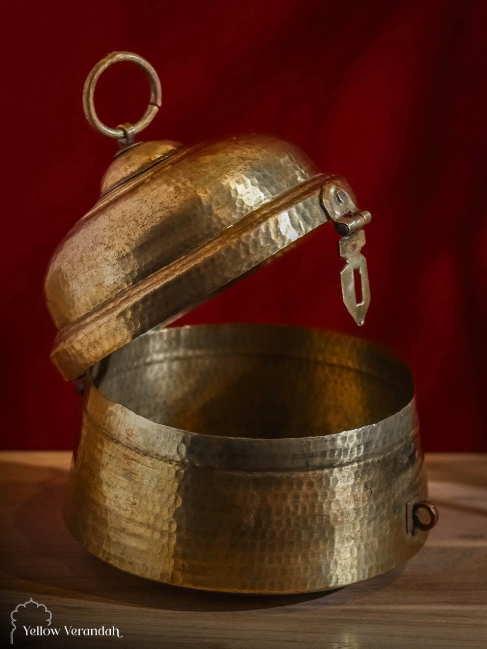 Vintage Brass Box With Lid