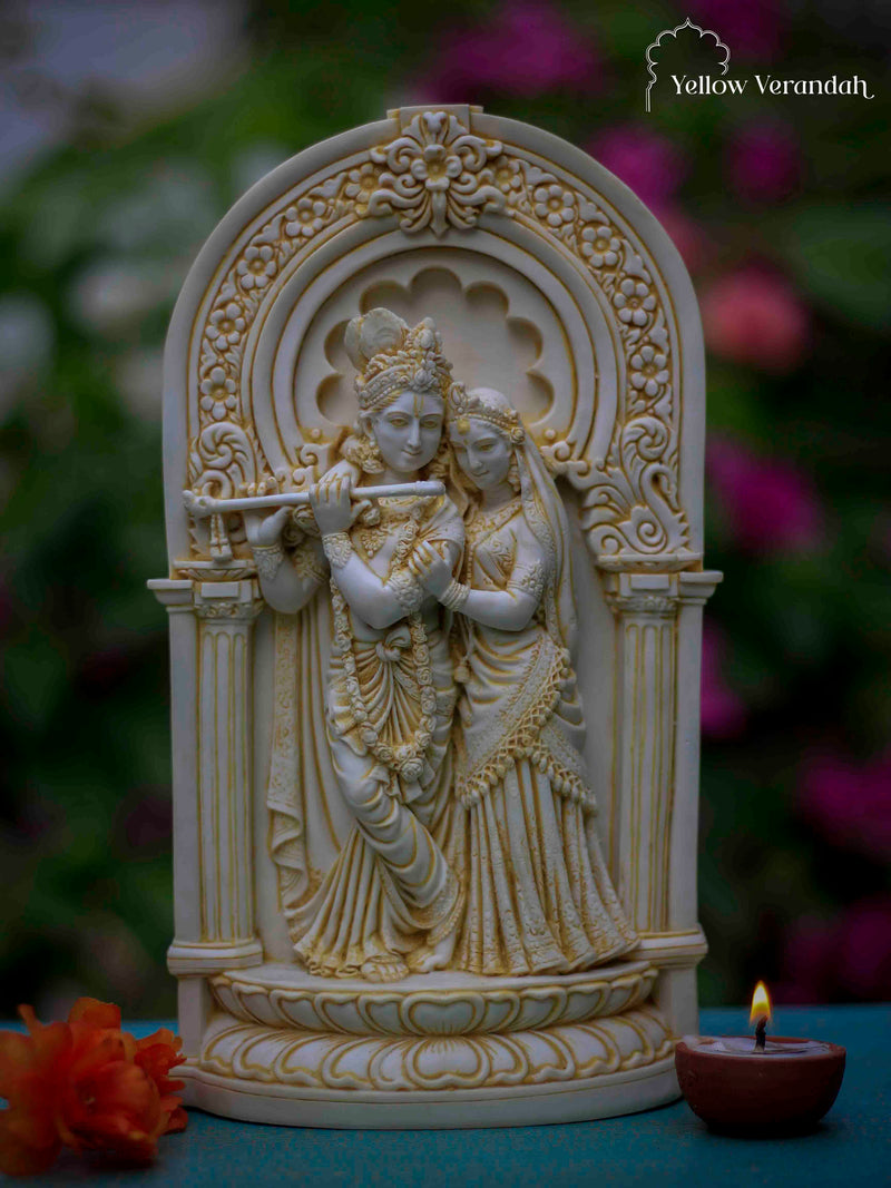 Radha Krishna Marble Sculpture 