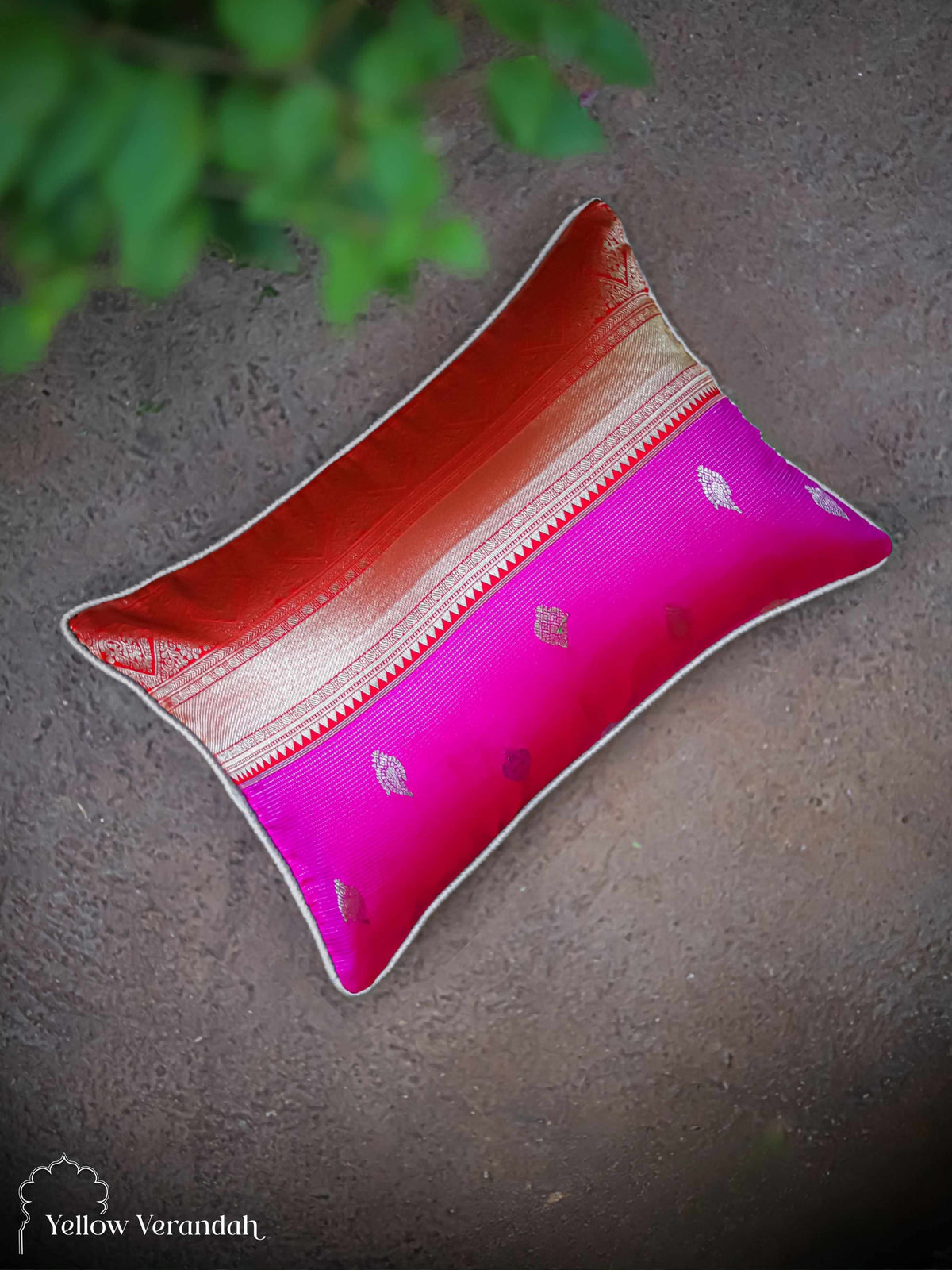 Rectangle Cushion Cover with Boarder 