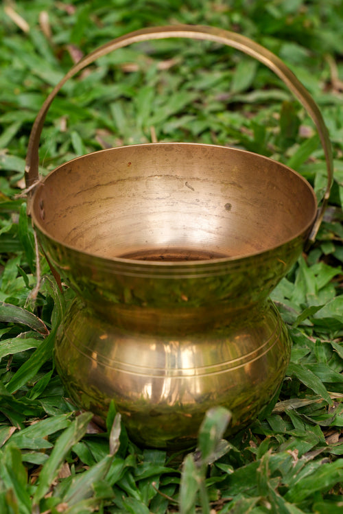 Vintage Brass Holy Water Pot