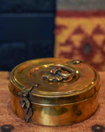 Vintage Brass Chapati Box