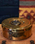 Vintage Brass Chapati Box