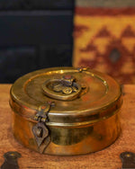 Vintage Brass Chapati Box