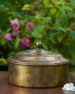 Vintage Brass Chapati Box