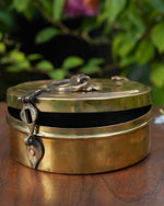 Vintage Brass Chapati Box