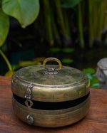 Vintage Brass Chapati Box