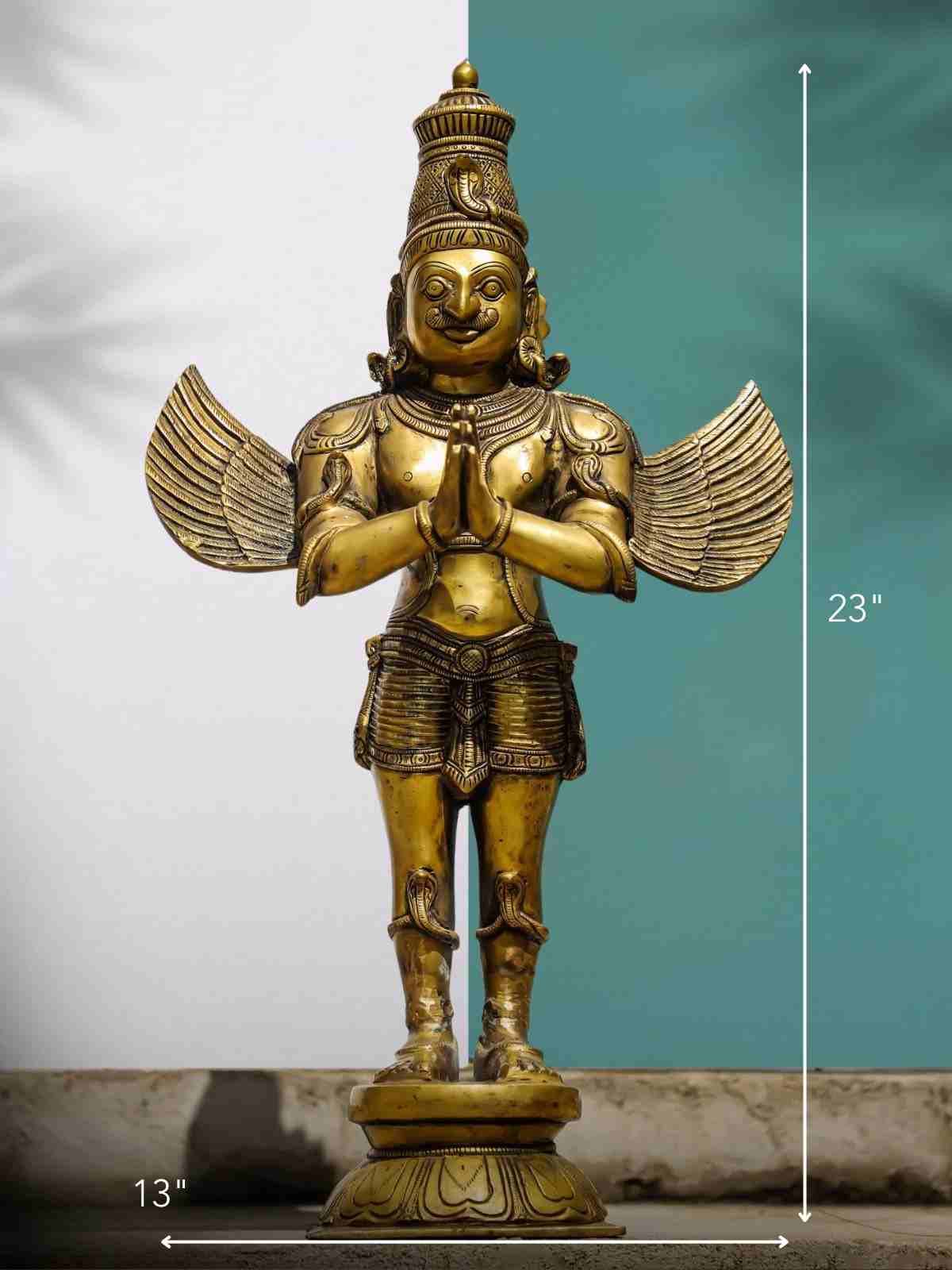 Brass Garuda God Sculpture