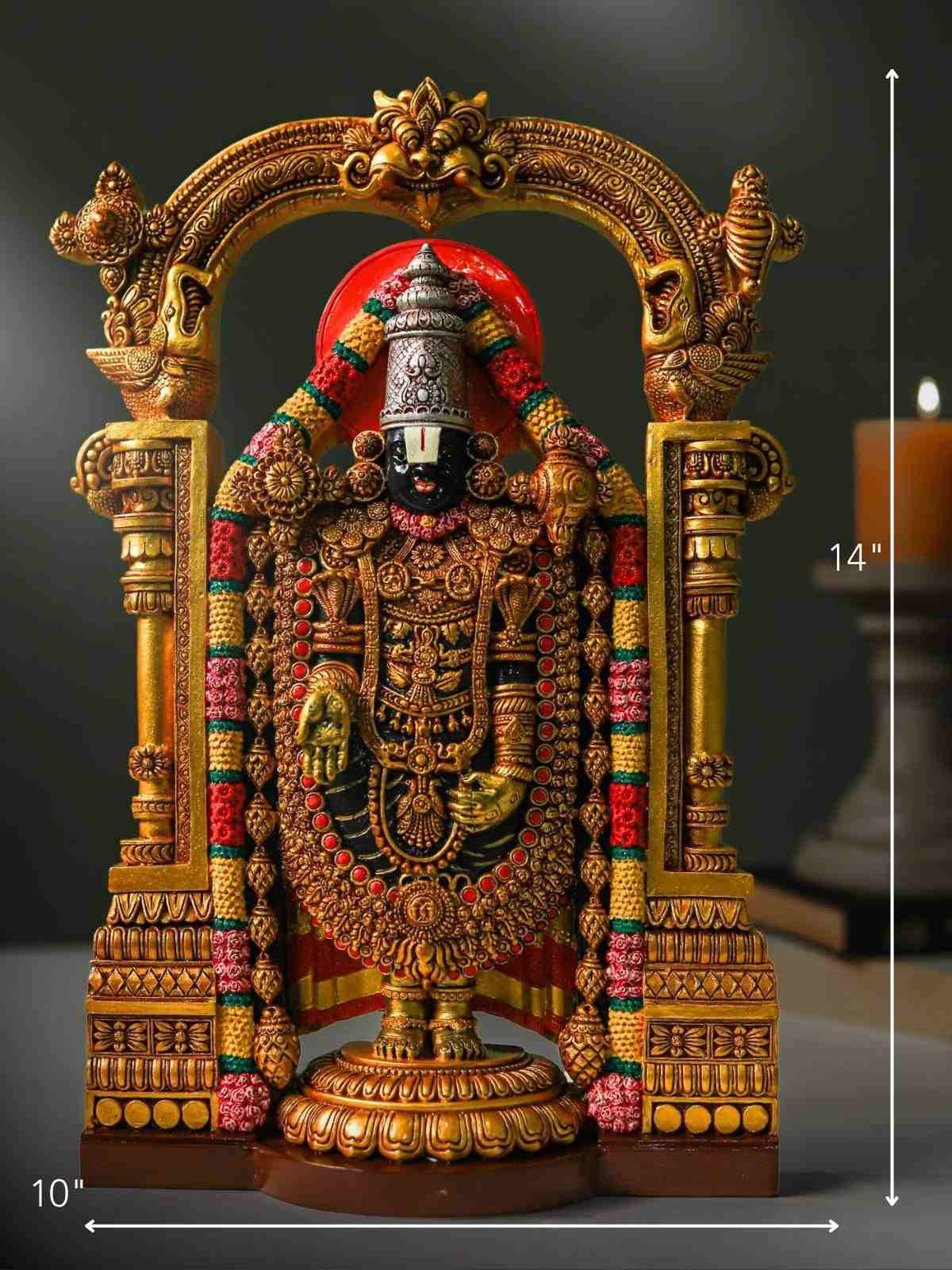 Sri Balaji Sculpture - Marble God Statue
