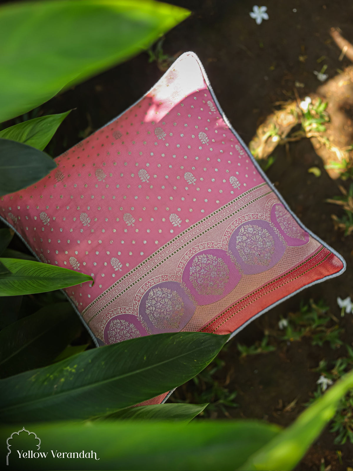 Silk Pink Pillow Case 