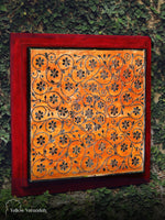  Tikri Frame with Wood Carving 