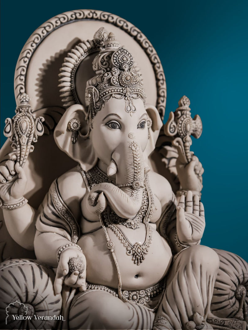 Ganesha Sculpture - Marble God Statue