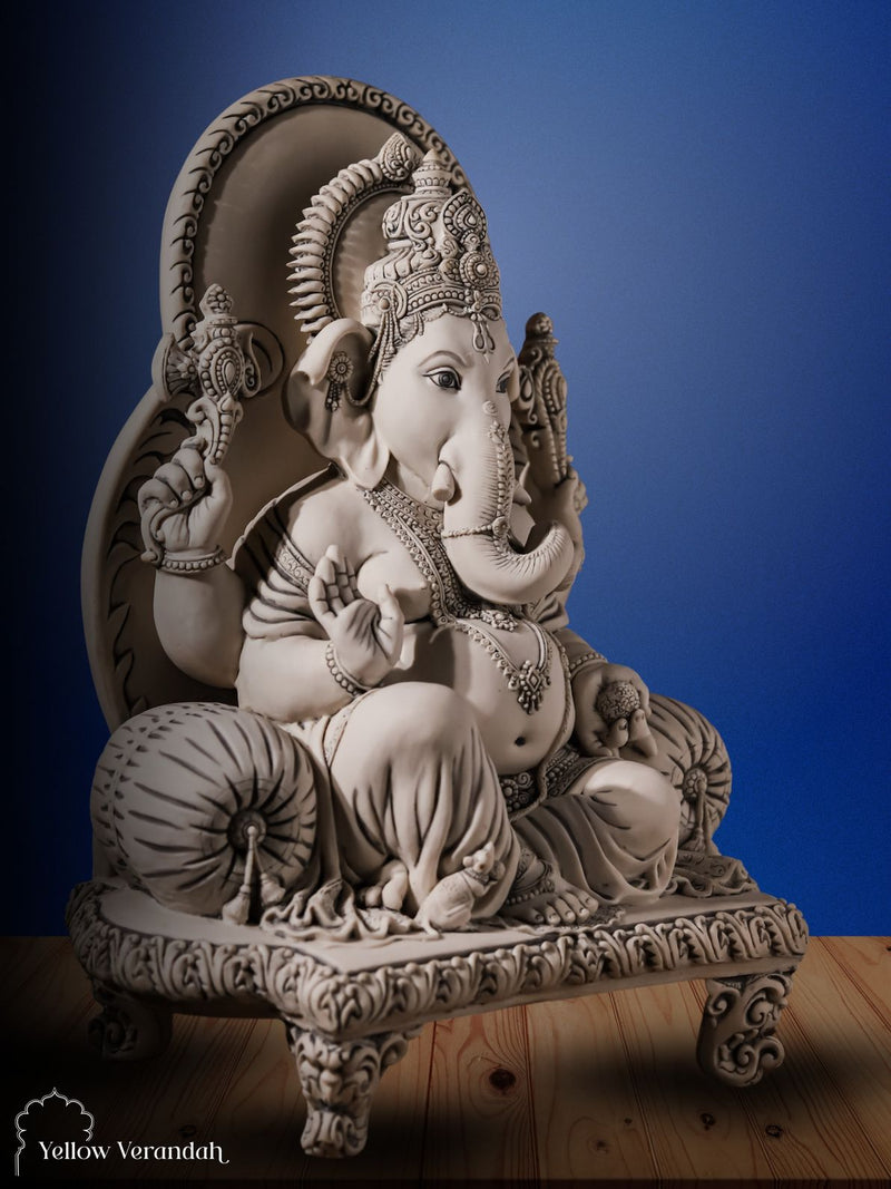 Ganesha Sculpture - Marble God Statue