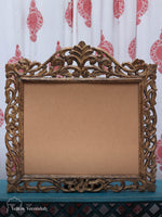 Victorian Wooden Carving Mirror