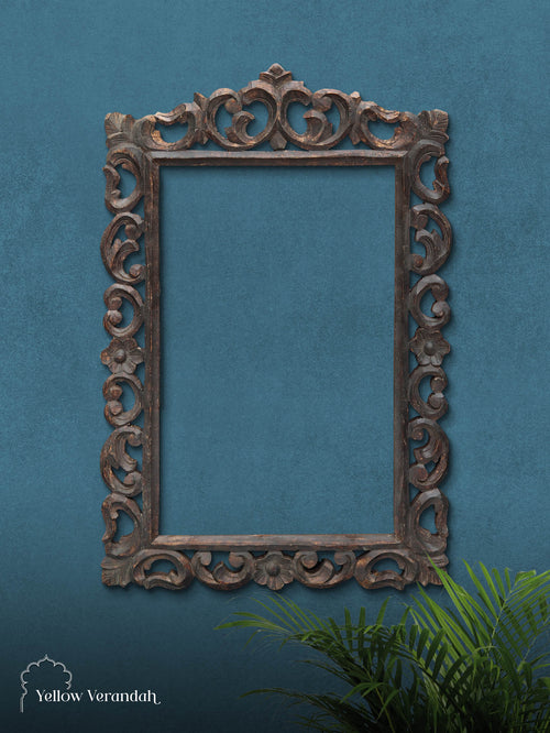 Victorian Wooden Craving Mirror