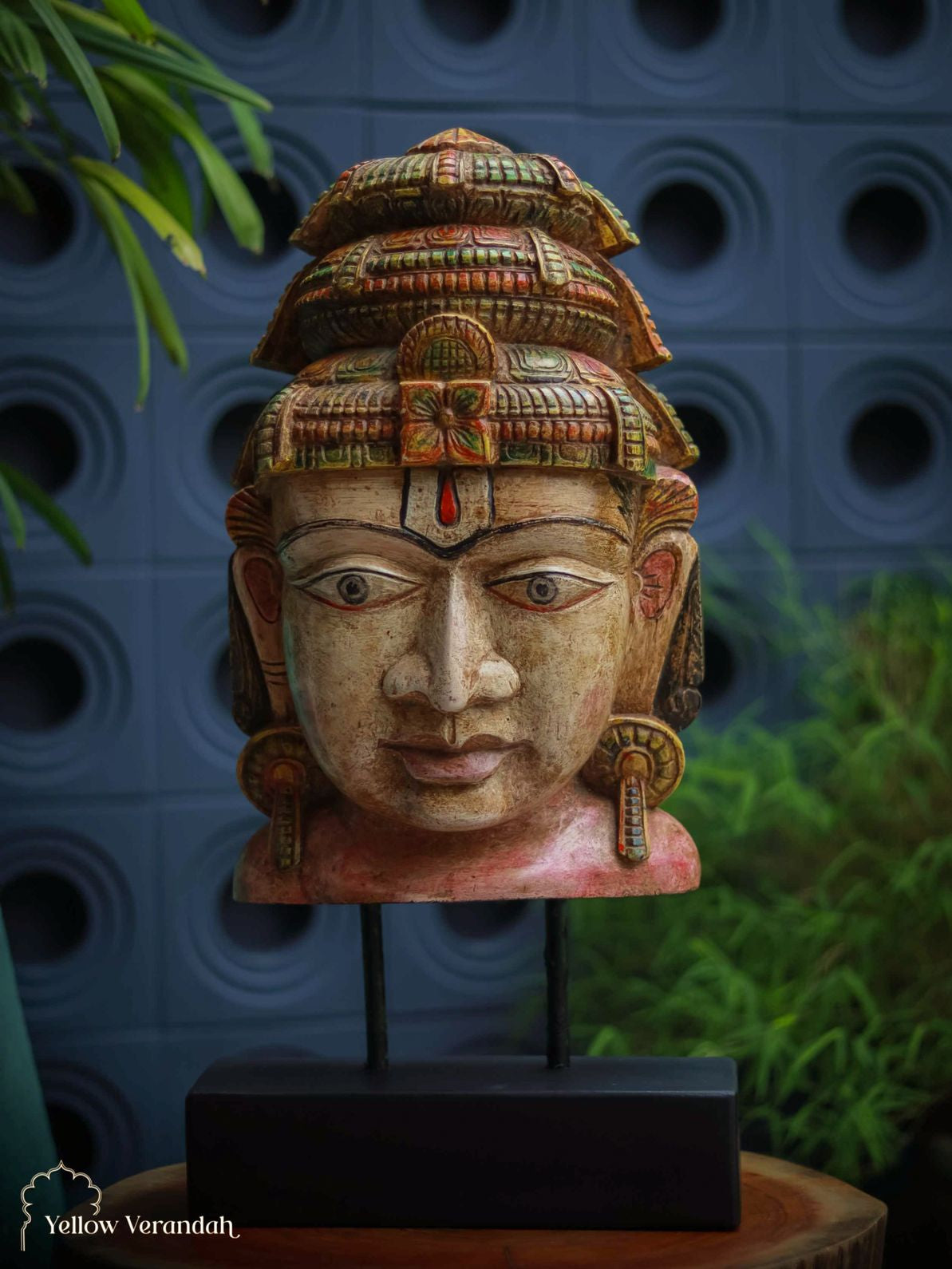 Vishnu Face On Stand