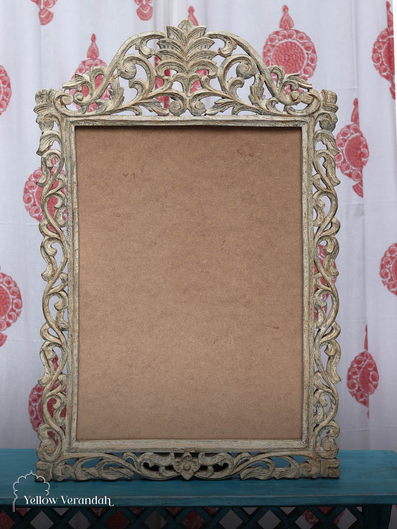 Wall Mirror with Wooden Frame 