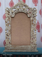 White Victorian Wooden Wall Frame