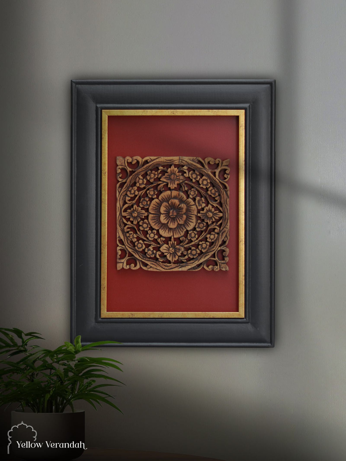 Wood Carving Wall Frame