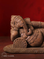 Wooden Ganesha Idol