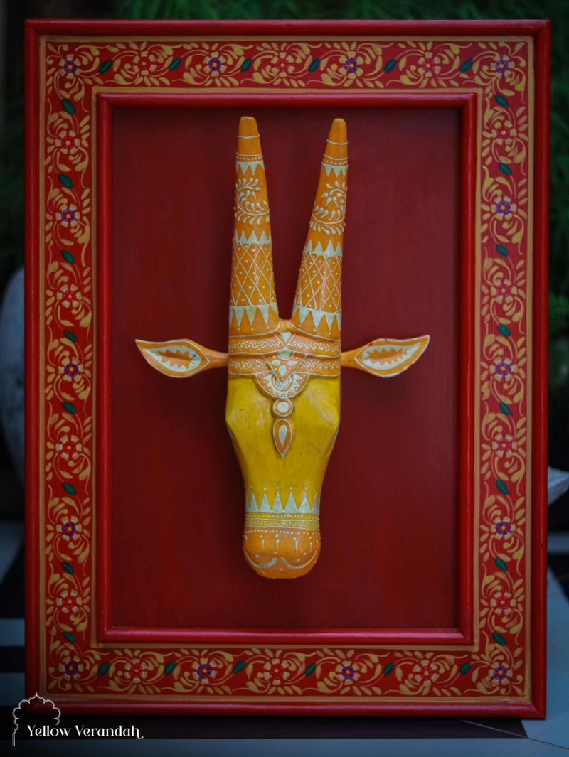  Wooden Nandi Wall Frame 