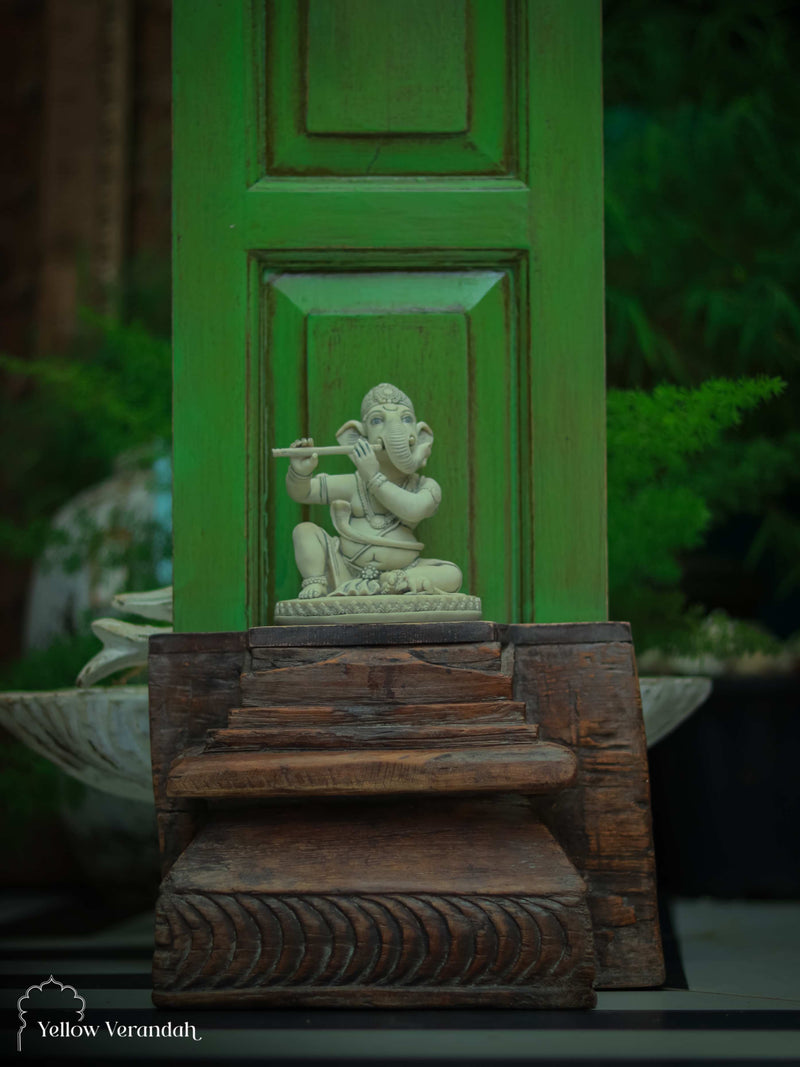 Wooden Shelf on Wall Panel 