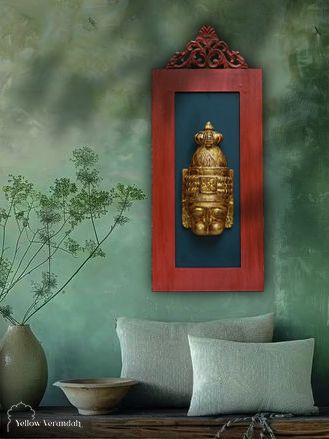 Wooden Wall Frame Hanuman