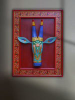 Wooden Wall Frame with Nandi 