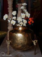 Vintage Brass Pot on Parrot Legs