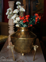 Vintage Brass Pot on Parrot Legs