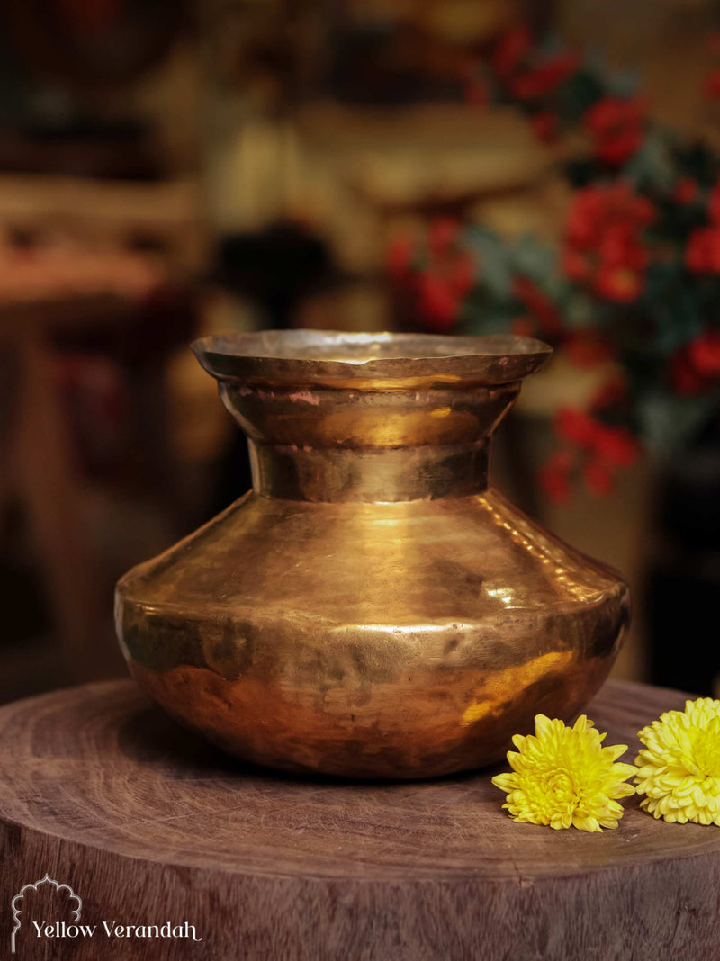 Vintage Brass Pot