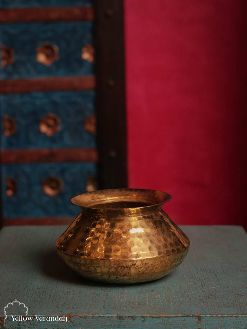 Vintage Brass Pot