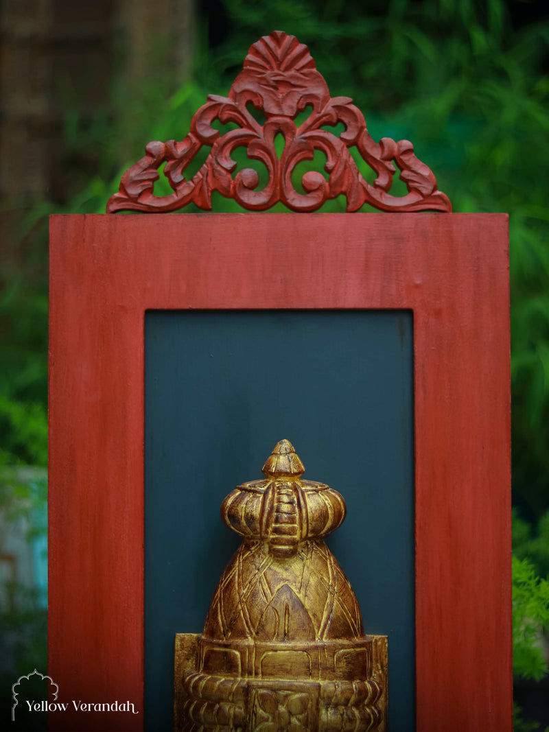 Wooden Hanuman Wall Frame