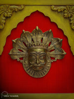 Wall Carving Frame - Brass Shiva