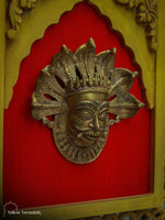 Wall Carving Frame - Brass Shiva