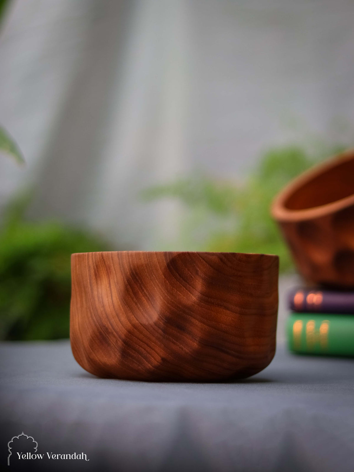 Teak Wood Serving Bowl - Dia 6"