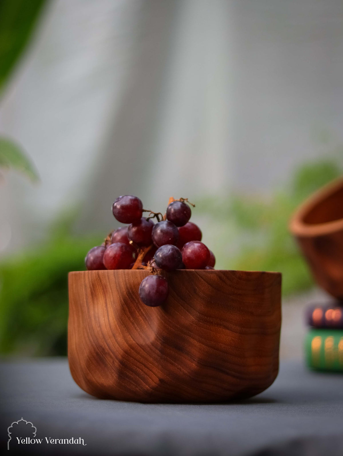 Teak Wood Serving Bowl - Dia 6"